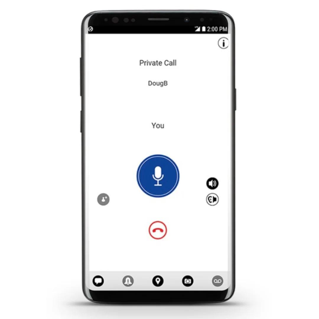 Wave PTX App running on a smartphone